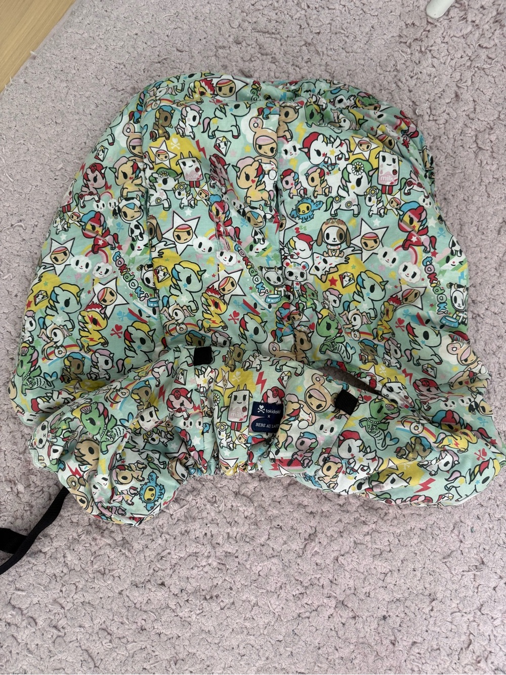 Tokidoki x bebe au lait shopping cart cover with unicorno unisex